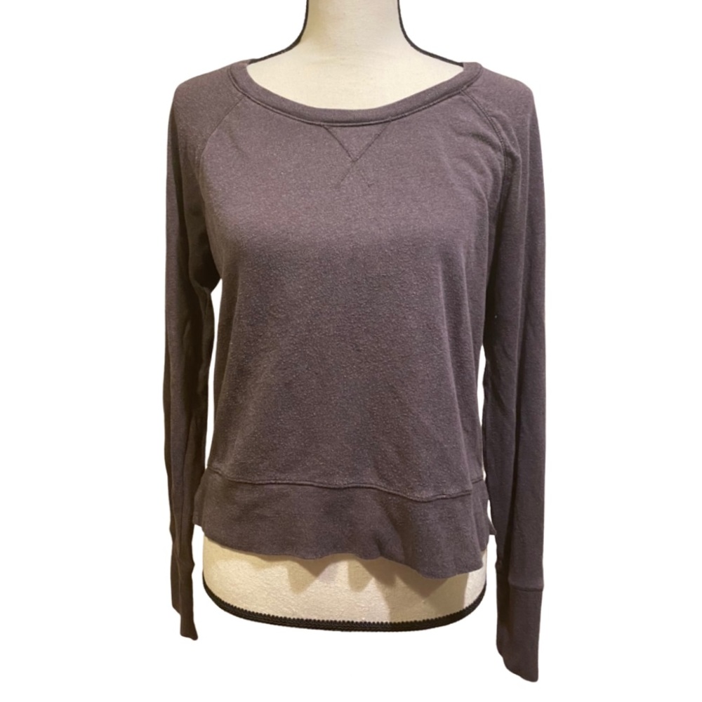 Athleta No Rush Crewneck Sweatshirt Pullover